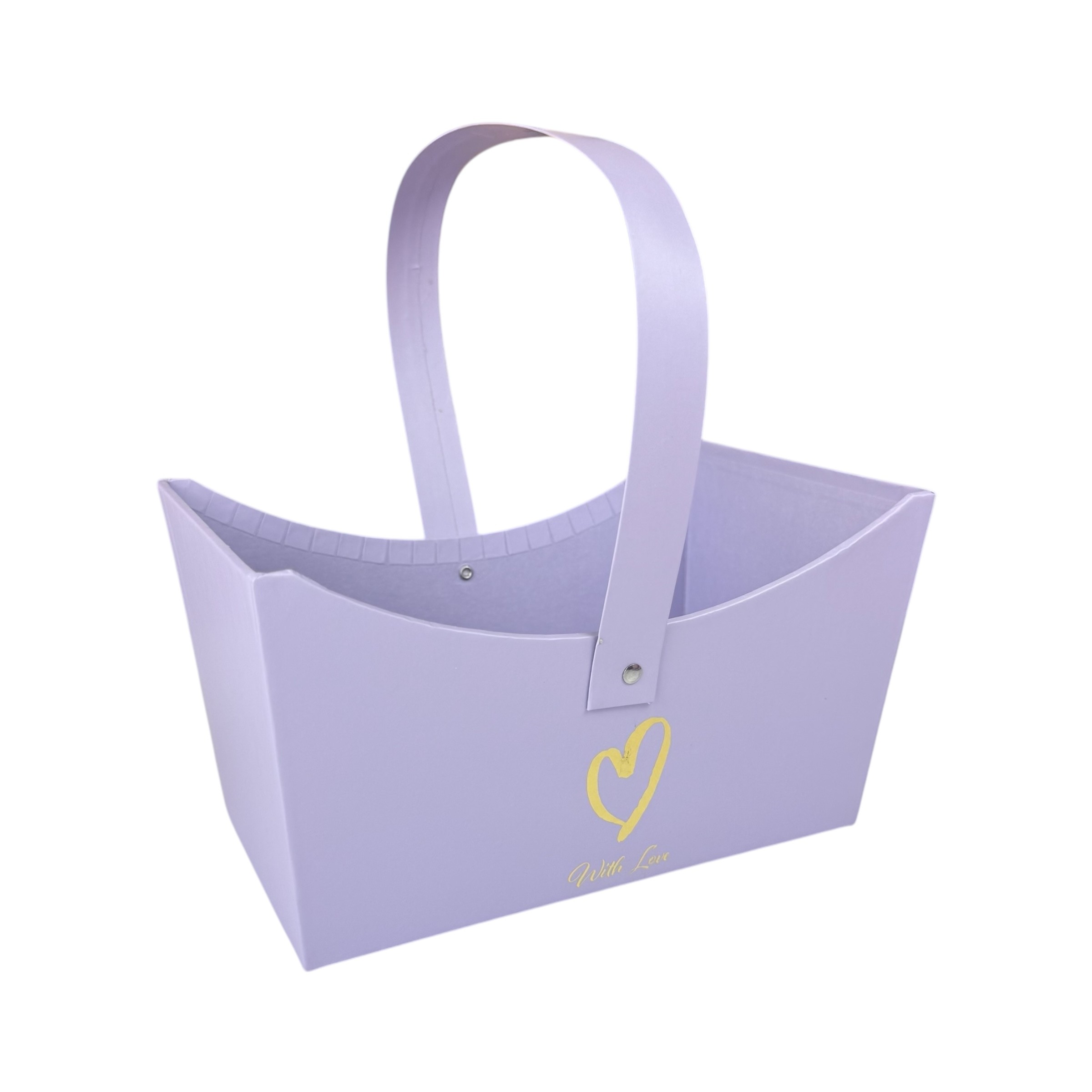 Virágdoboz "Kosár", lila