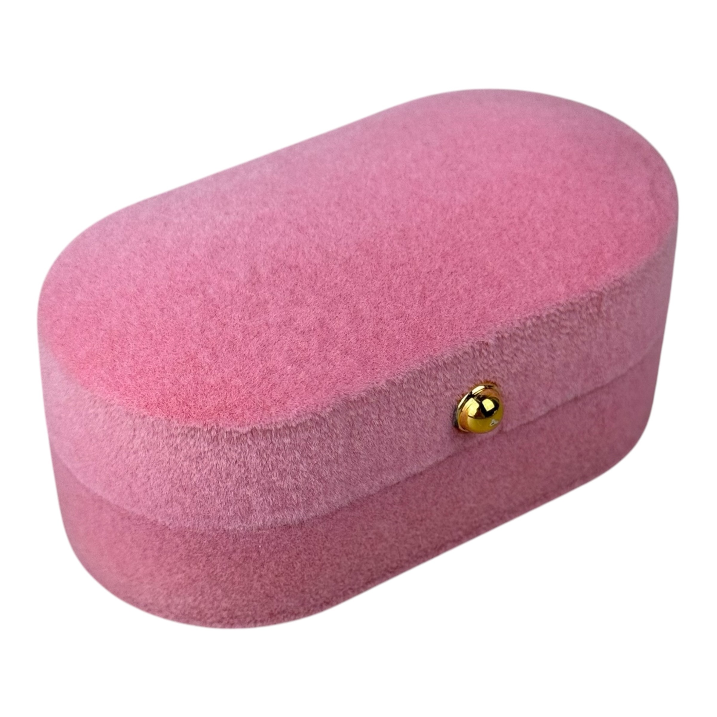 Кадифени кутии за бижута, розови, 6 броя, 7,5x4x3,3