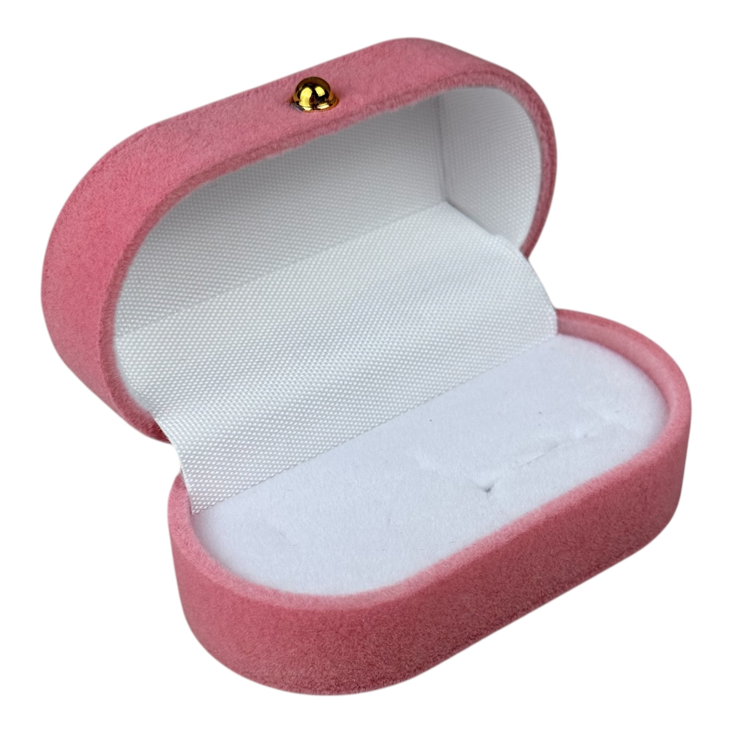 Кадифени кутии за бижута, розови, 6 броя, 7,5x4x3,3 photo 2