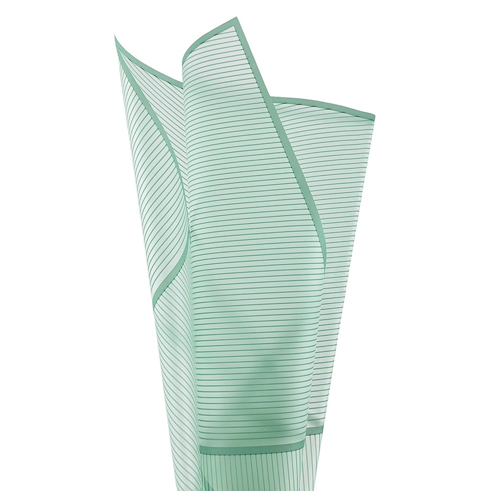 Celofan dungi "Diagonal" verde