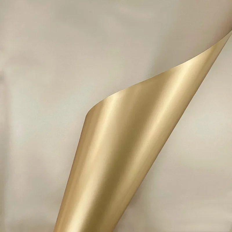 Celofan dublu din aur cu sidef "Dublu"