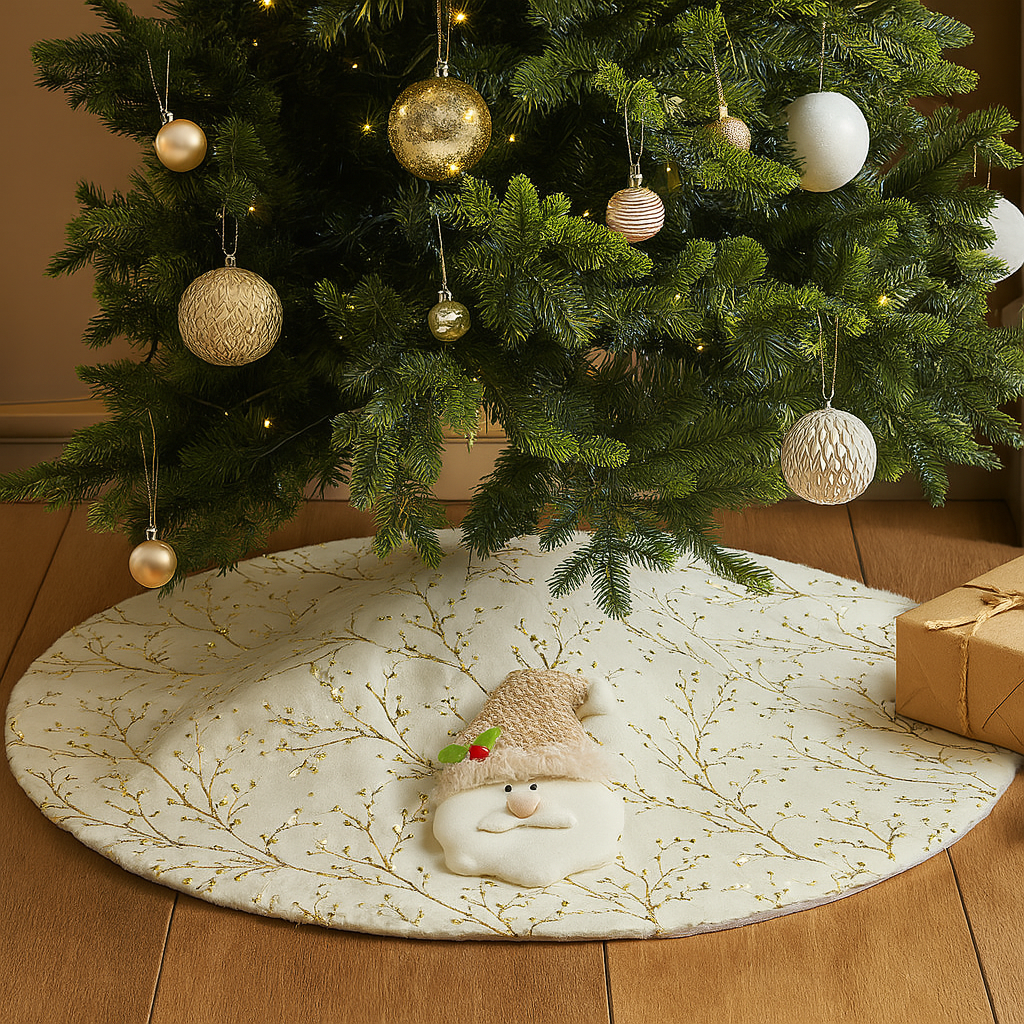 SantaGlow Christmas tree skirt 90cm photo 2