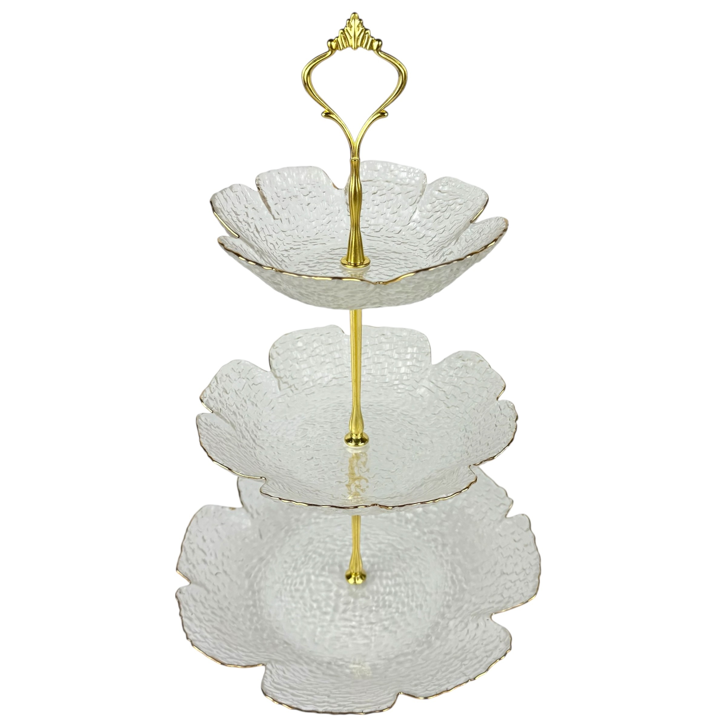 Trzypoziomowy stojak na owoce "Trio Flower"