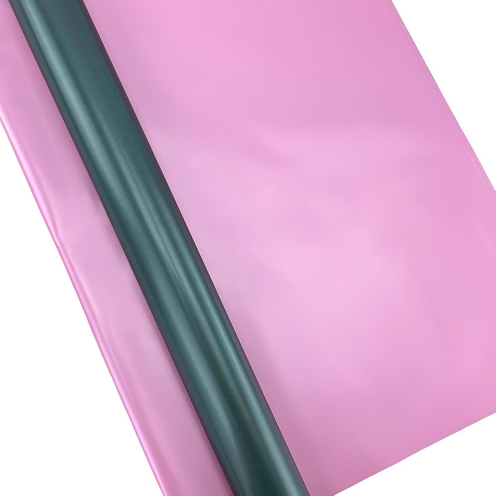 Двуцветен целофан с лилави графити и перлен фон "Double" photo 2