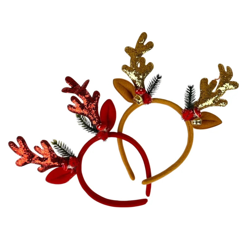 Bentițe de Crăciun „Spiritul Moșului” — set 12 bucăți, mix