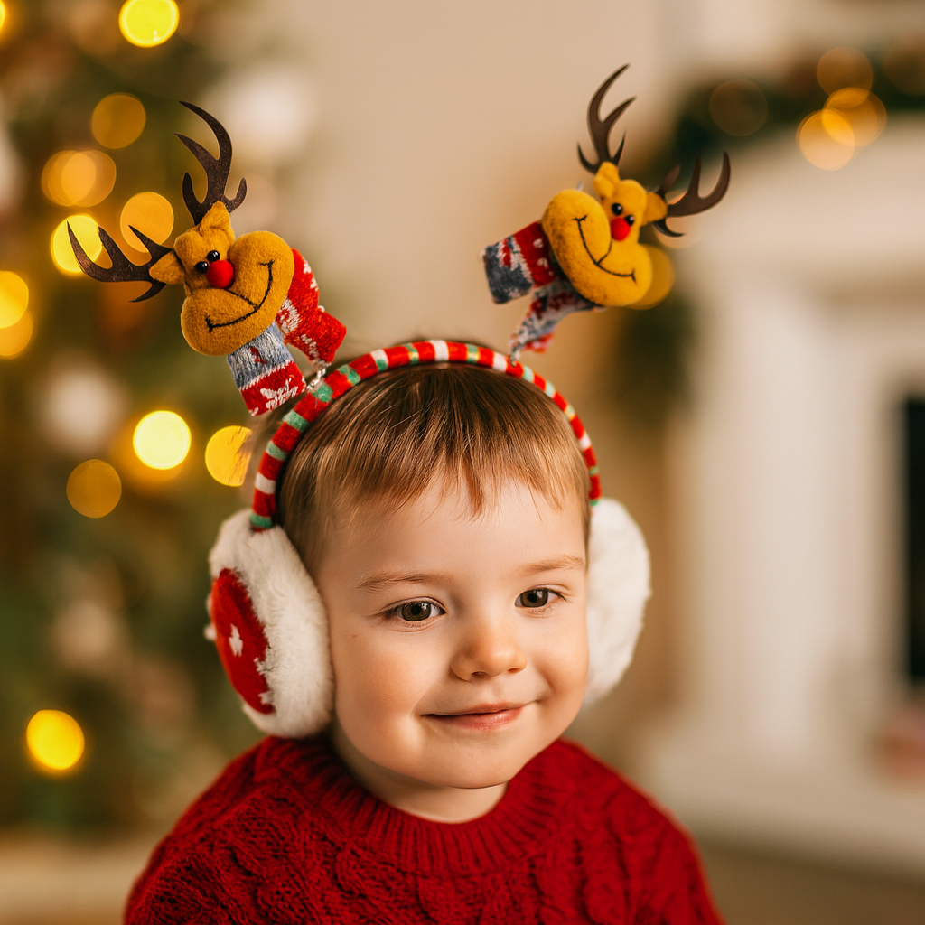 Коледни слушалки "Весела Коледа" - комплект от 12 броя, микс photo 2