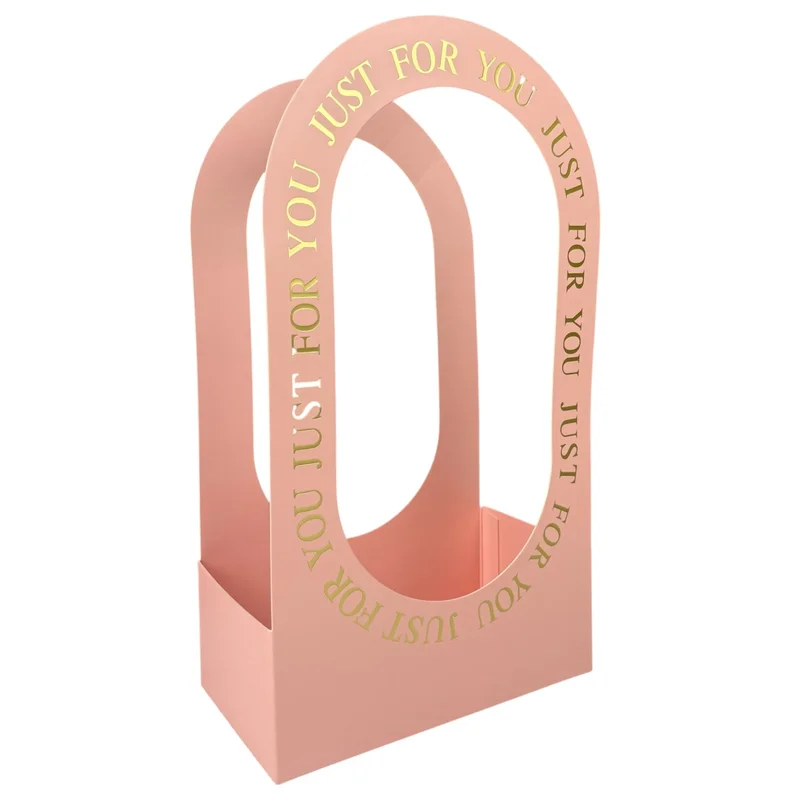 Set 10 pachete pentru flori Roz aprins "Handy" 22x12x38