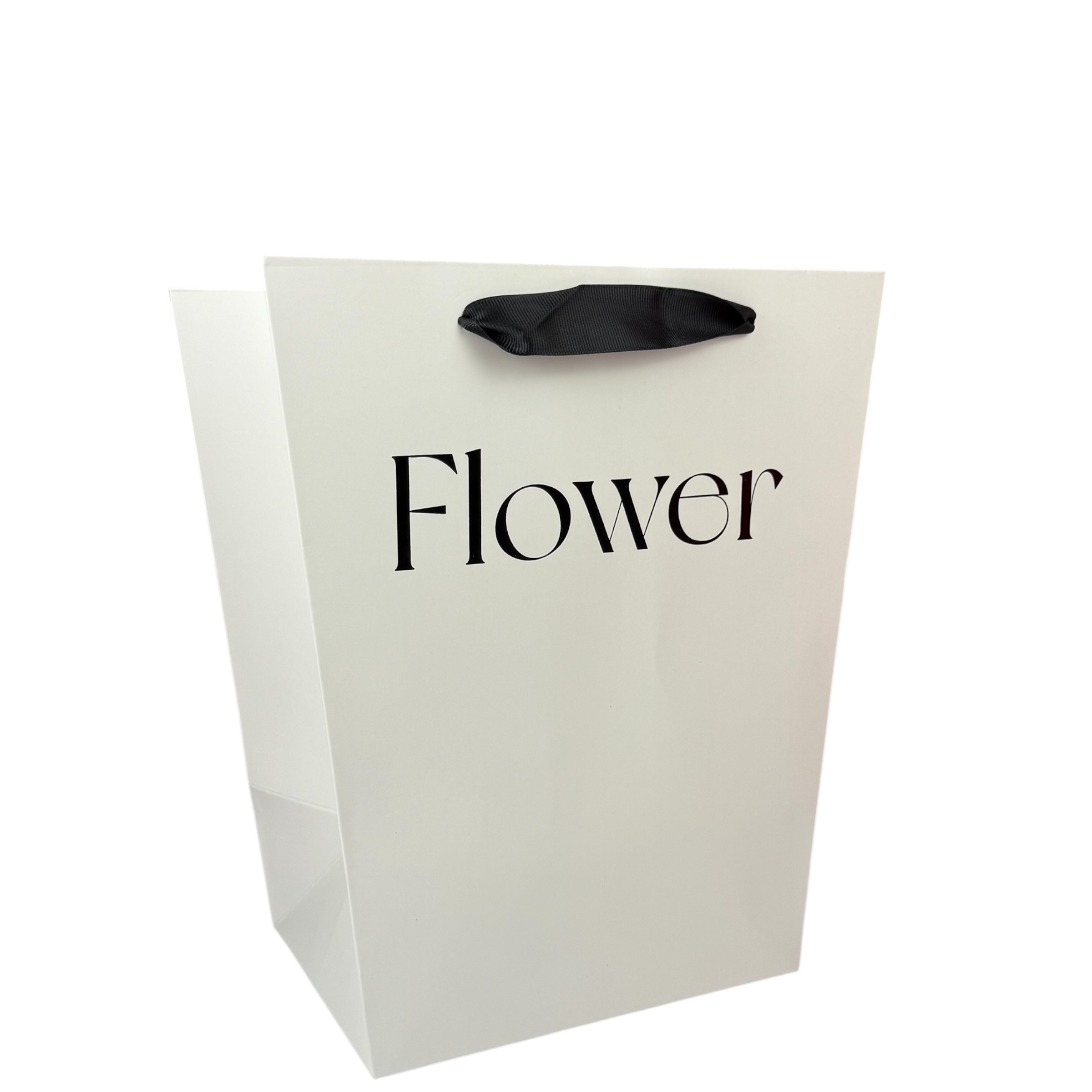 Комплект от 10 пакета с бели цветя "Цвете #4" 25.5x20.5x20.5x30 photo 2