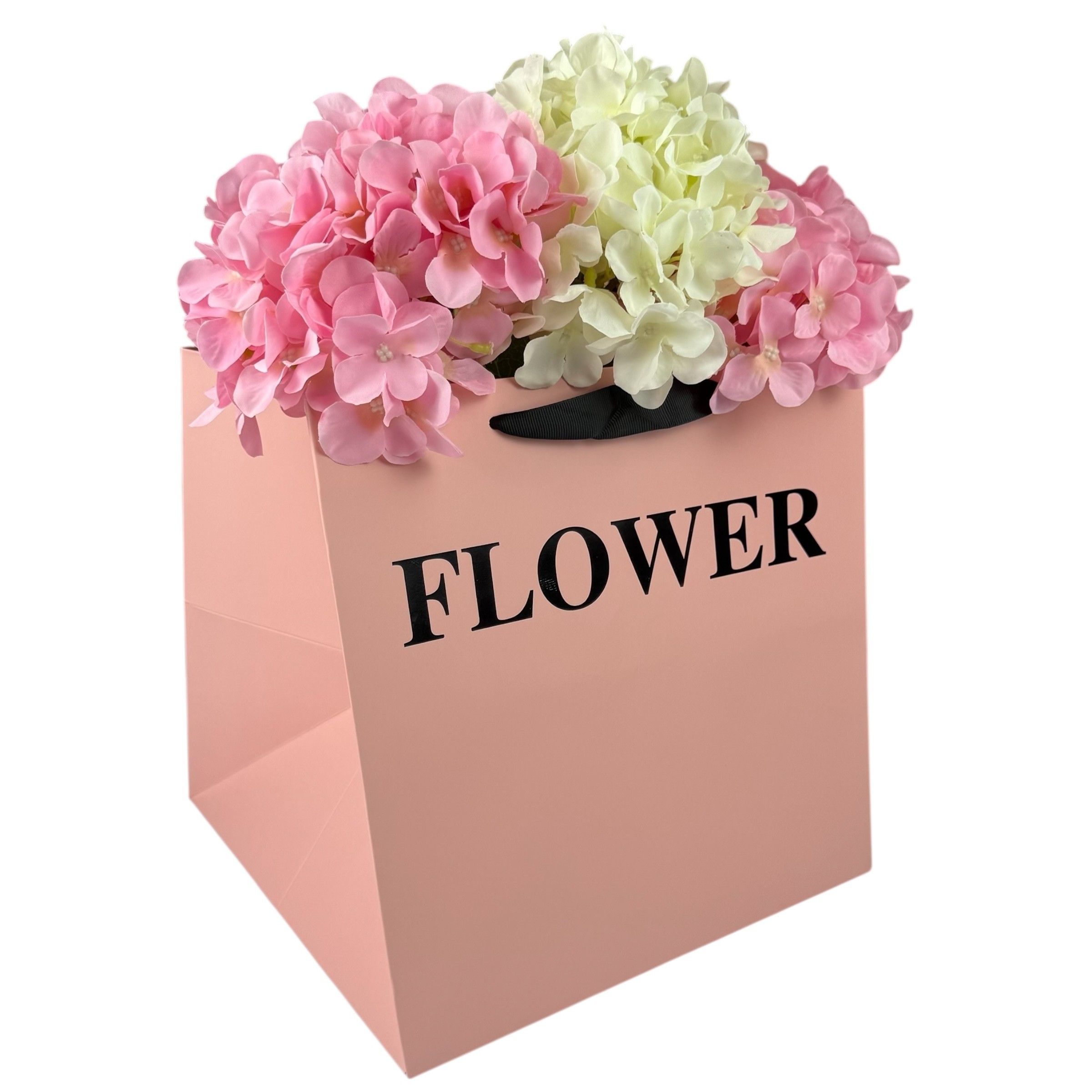 Set of 10 pink flower packets "Flower #6" 28x28x28