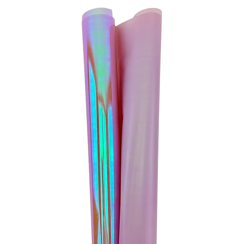 Celofan mov pe două fețe cu efect de hologramă