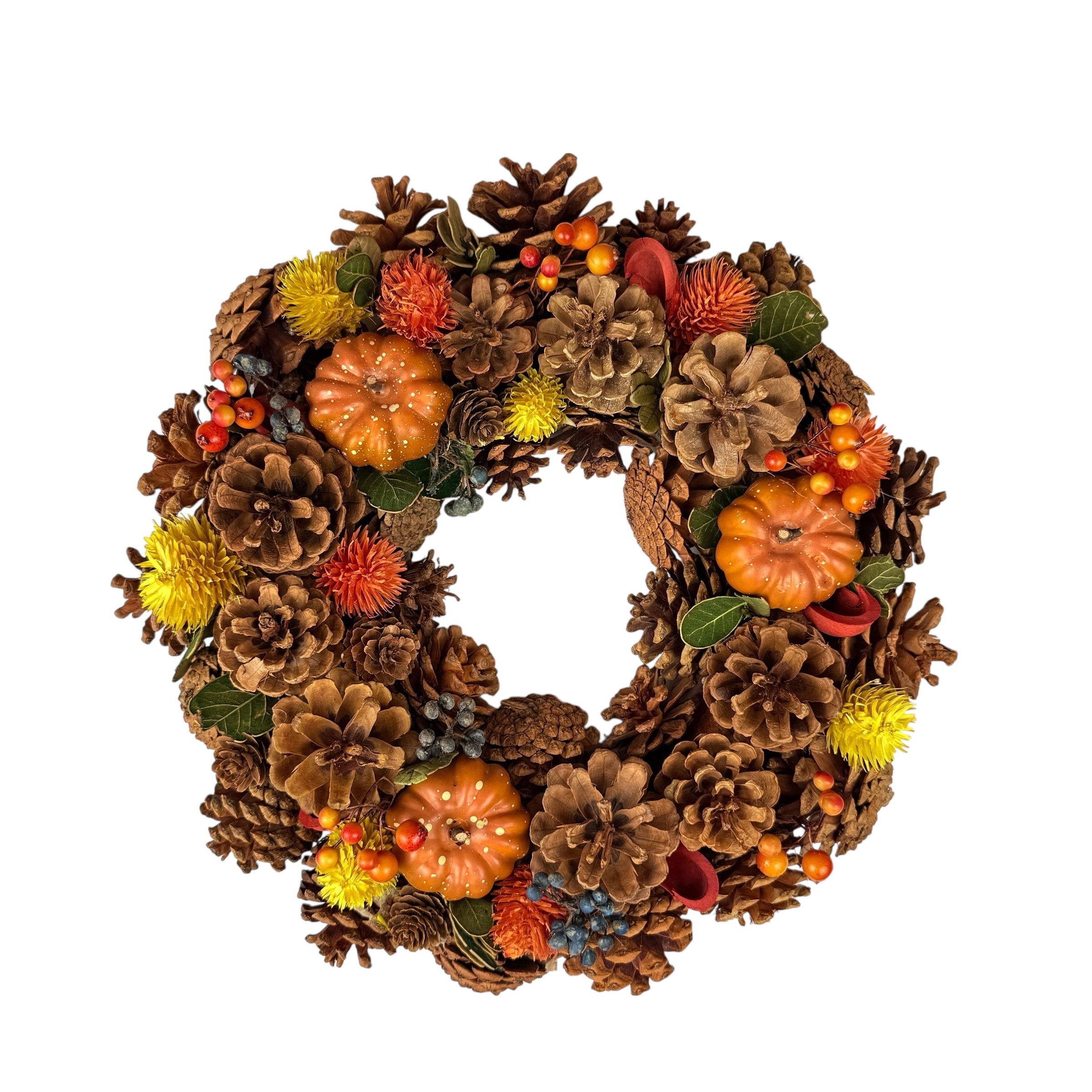 Christmas wreaths "Autumn" 34x34x8.5