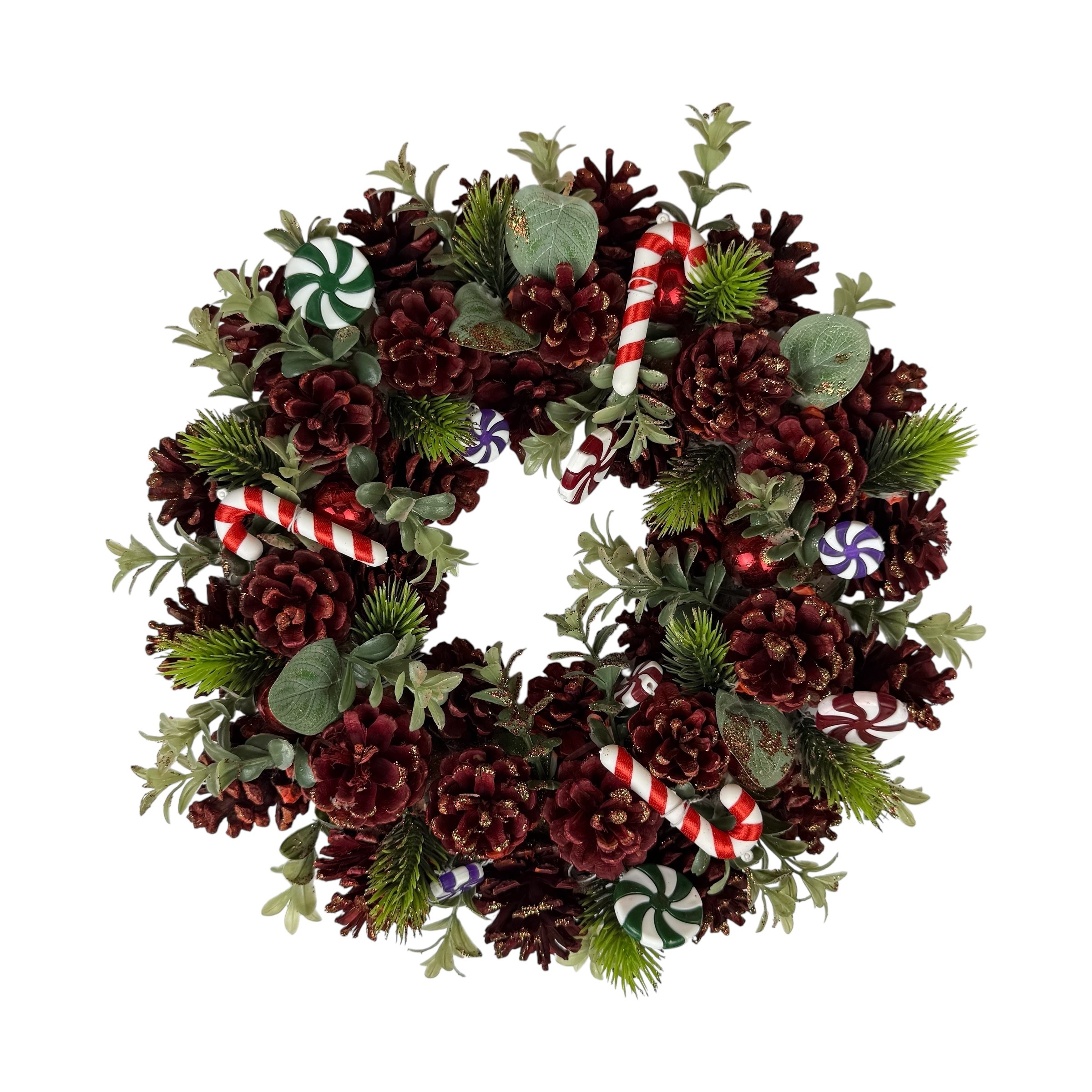 Christmas wreaths "Sweet Light" 34x34x7.5