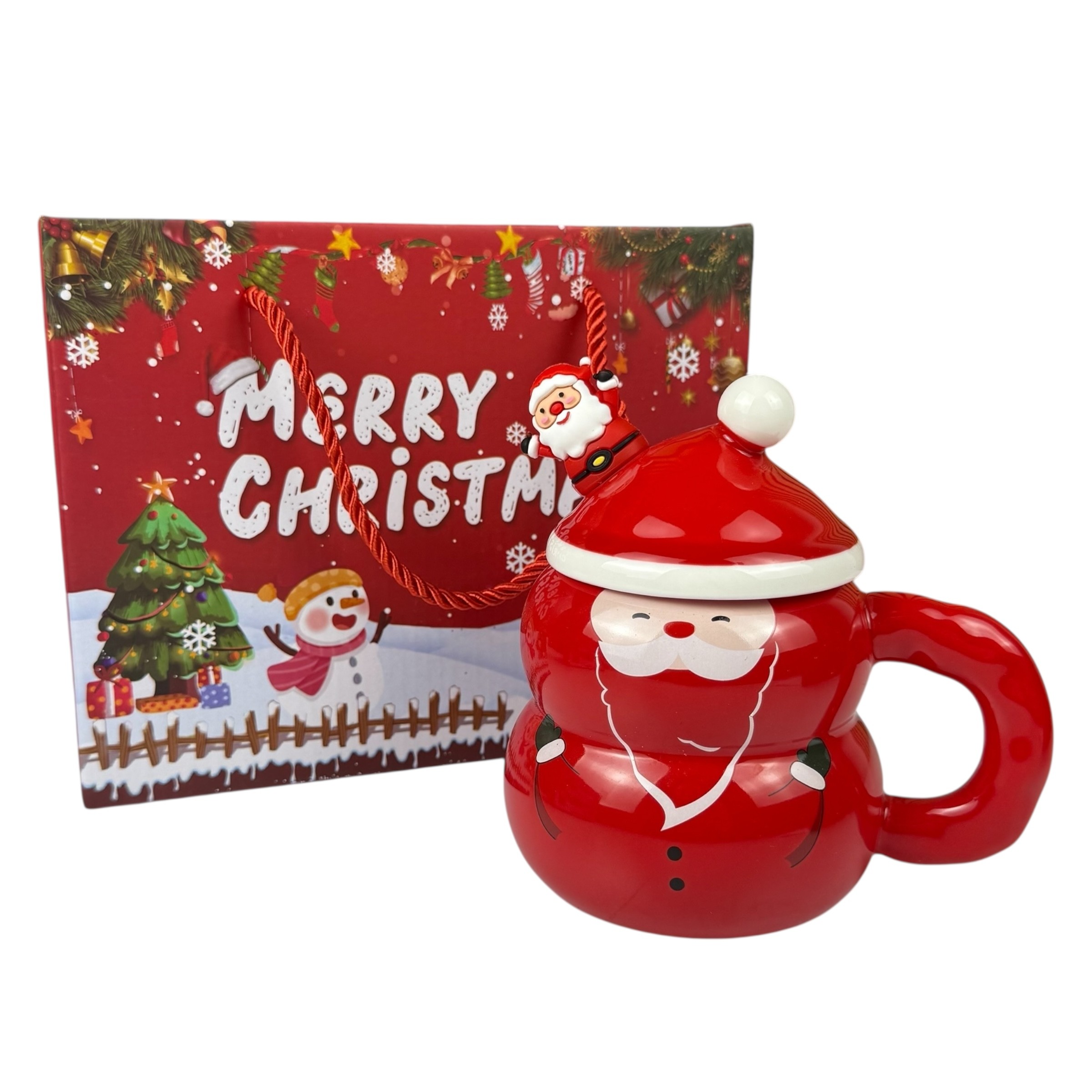 New Year's Cup in red Miracles gift box, 420ml