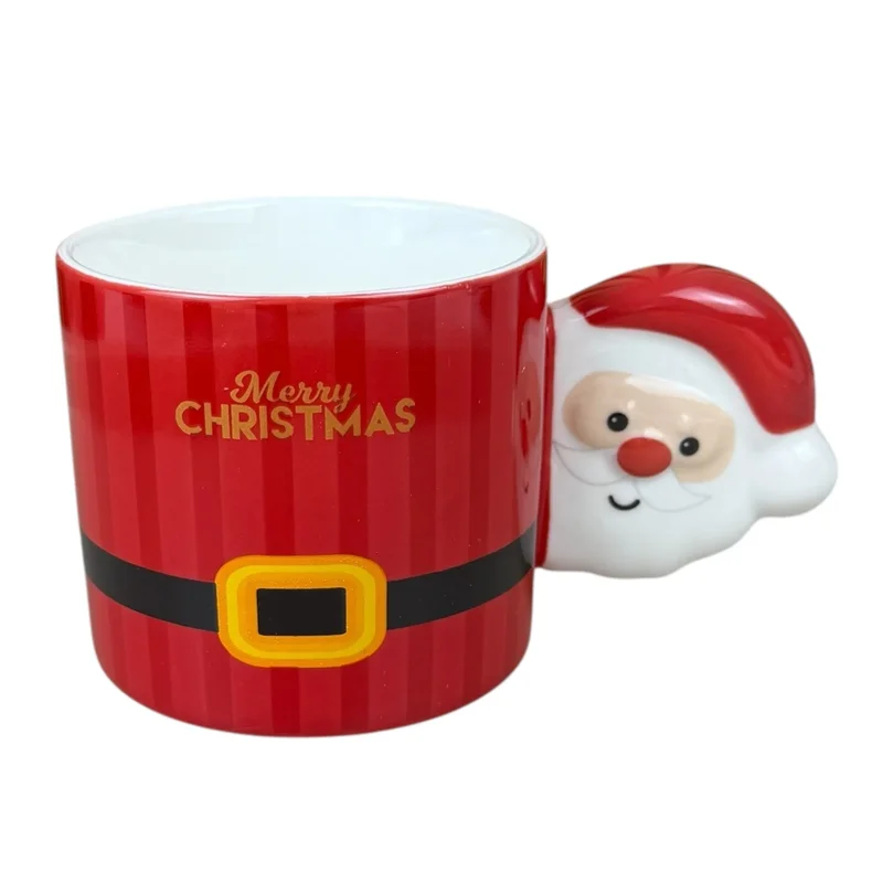 Cana de Craciun „Moș Crăciun” 340 ml roșu