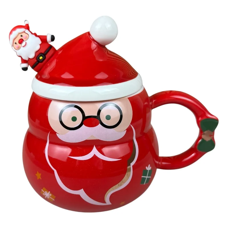 Cană de Crăciun „Santa Party” roșu, 480 ml