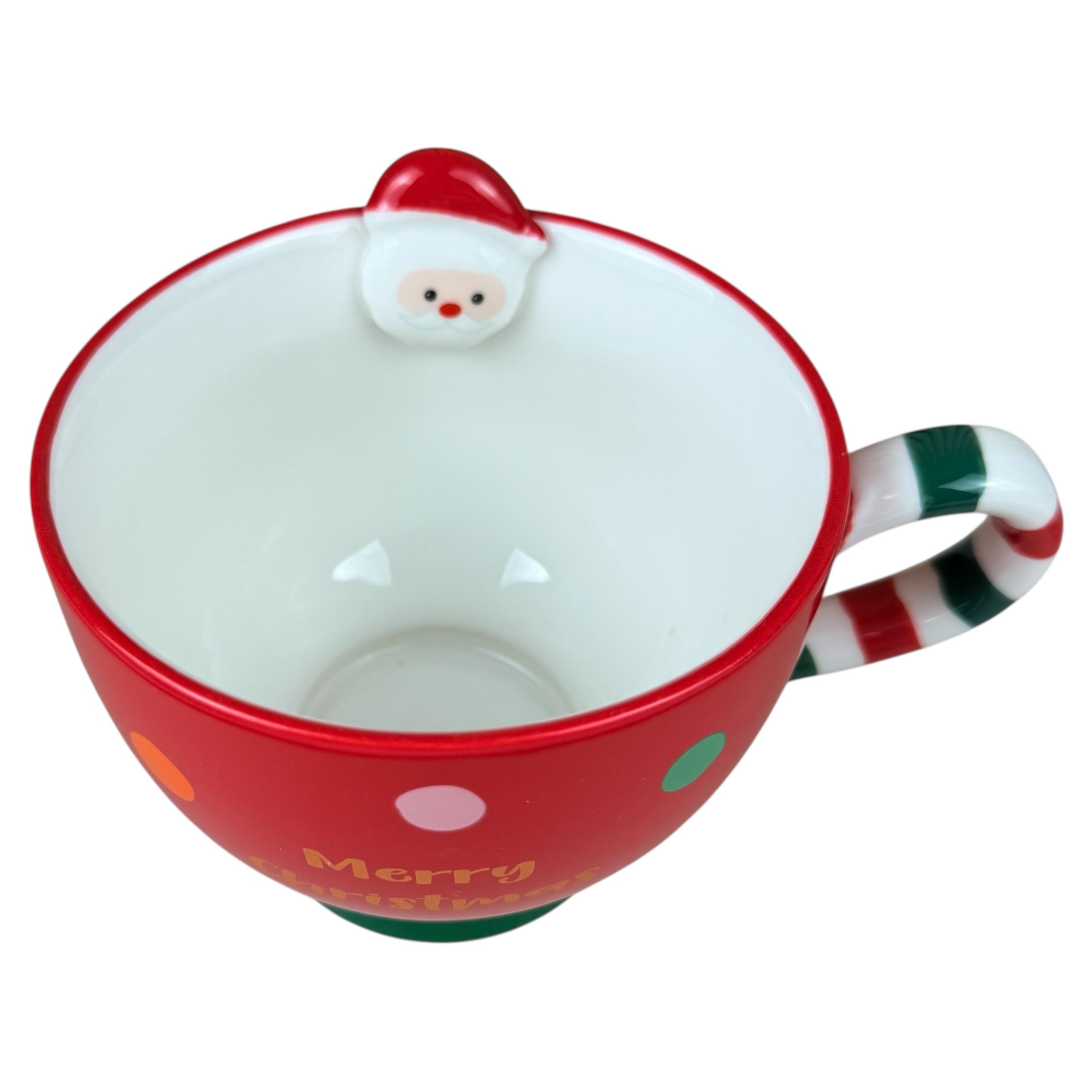 Christmas Mug "Sweet Xmas" red with Santa Claus, 500 ml photo 2