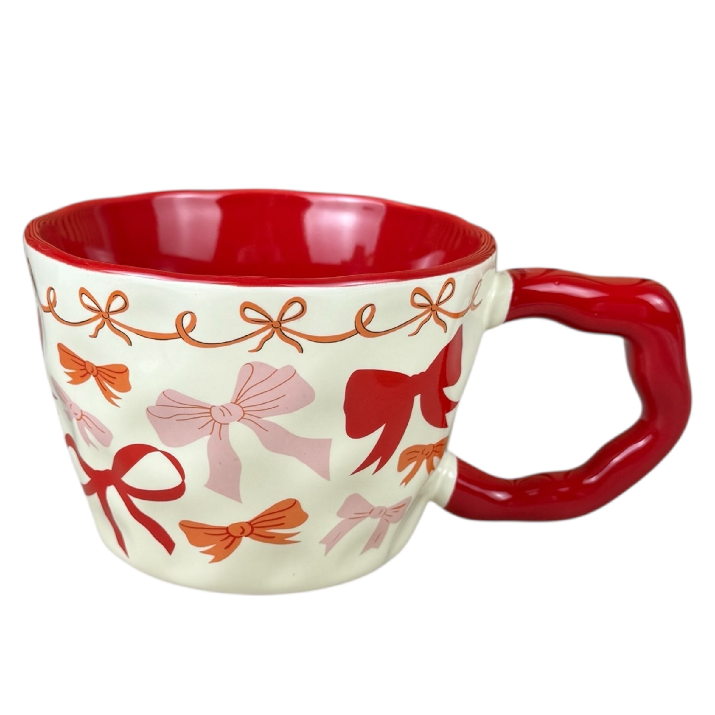 Magic of the Bows Christmas Mug red, 450 ml