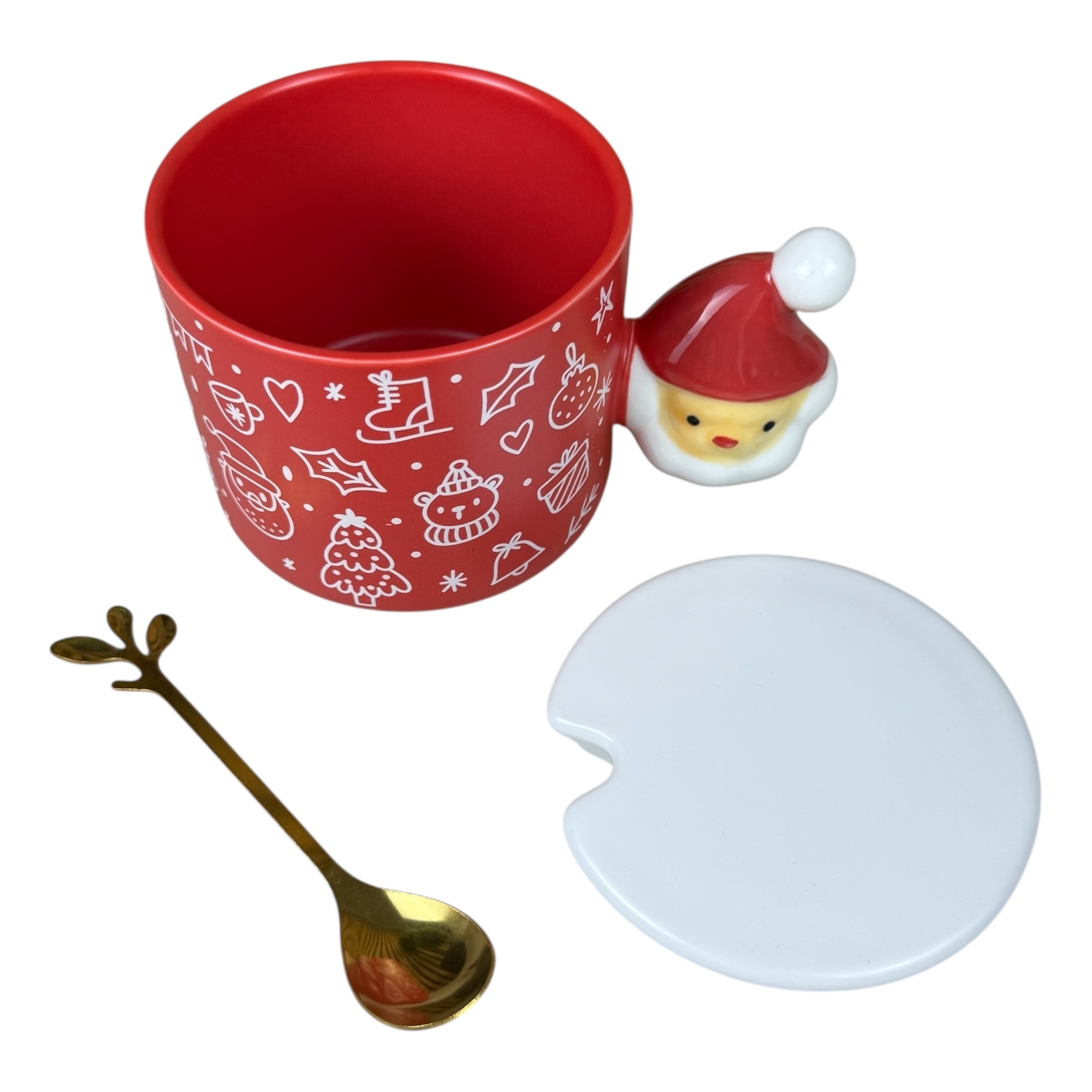 Santa Claus Joy Christmas Mug red, 380 ml photo 2