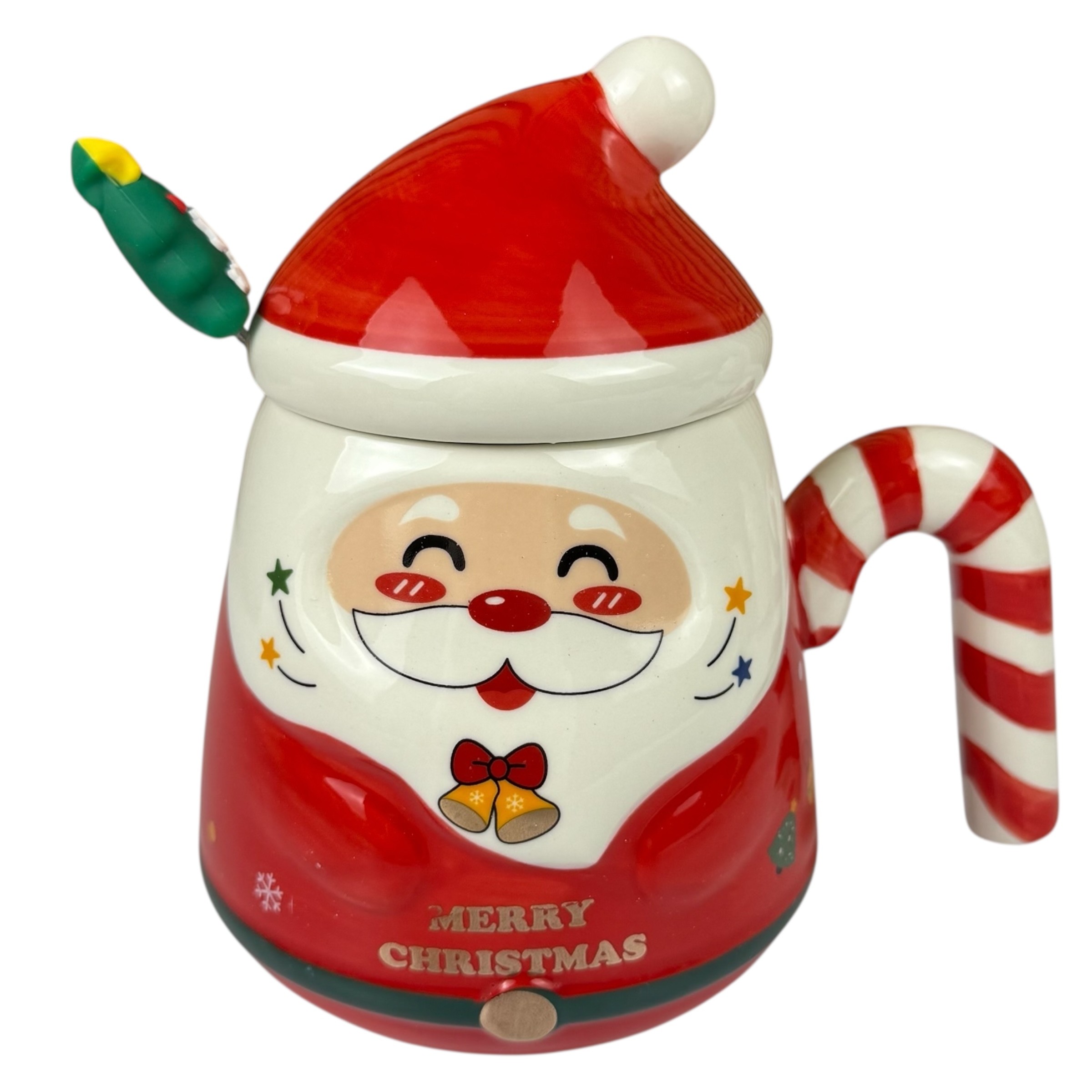 Christmas Mug "Merry Santa Claus" , 400 ml, Red