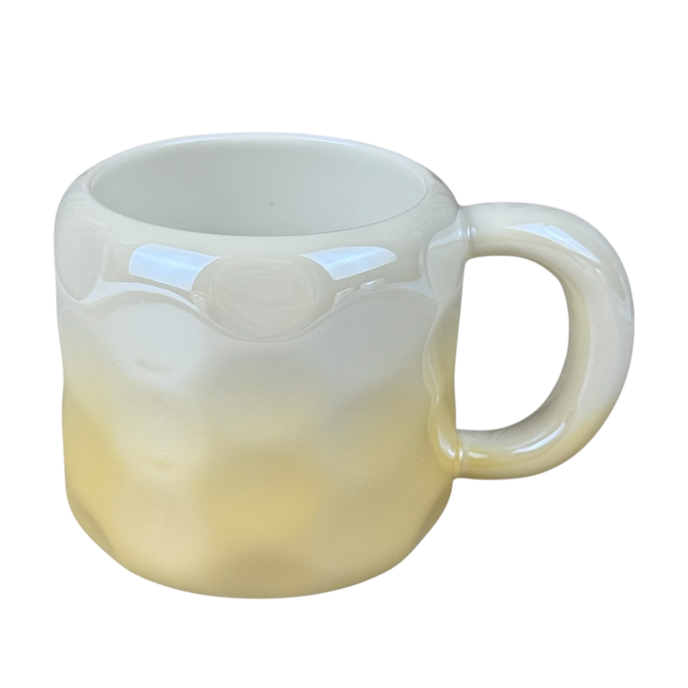 Kubek ceramiczny "Degrade Yellow", 400 ml