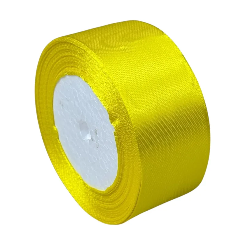 Set 5 role panglică florală satinată 4 cm x 22,8 m, #15