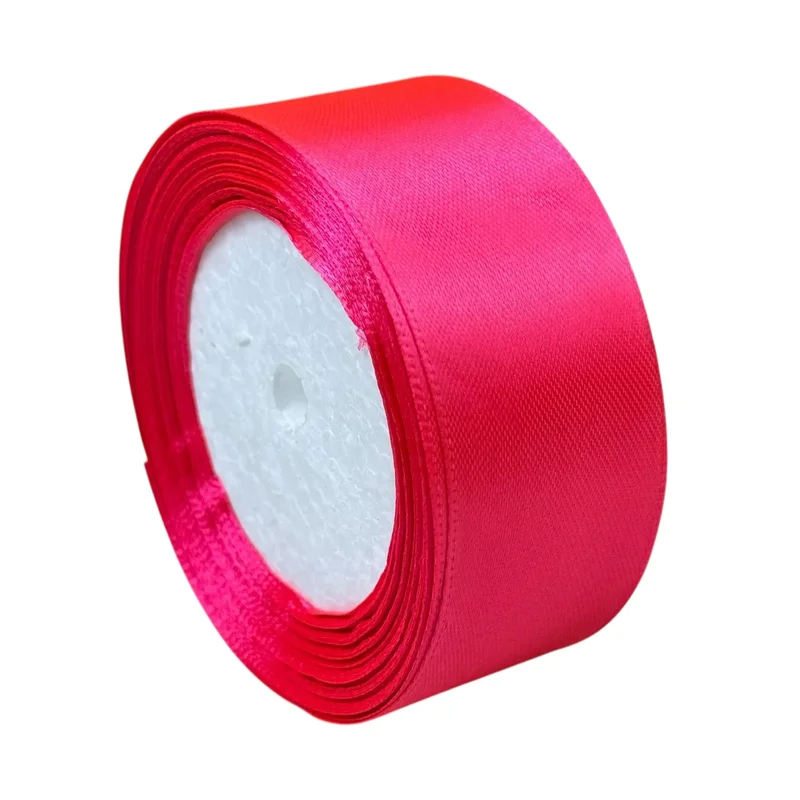 Set 5 role panglică florală satinată 4 cm x 22,8 m, #14