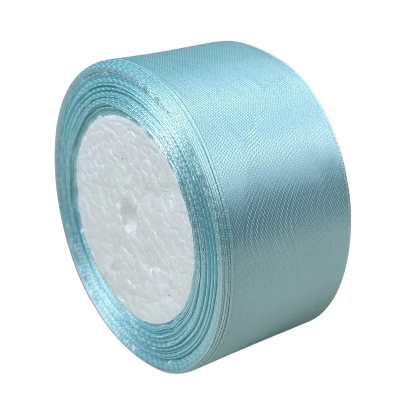 Set 5 role panglică florală satinată 4 cm x 22,8 m, #103