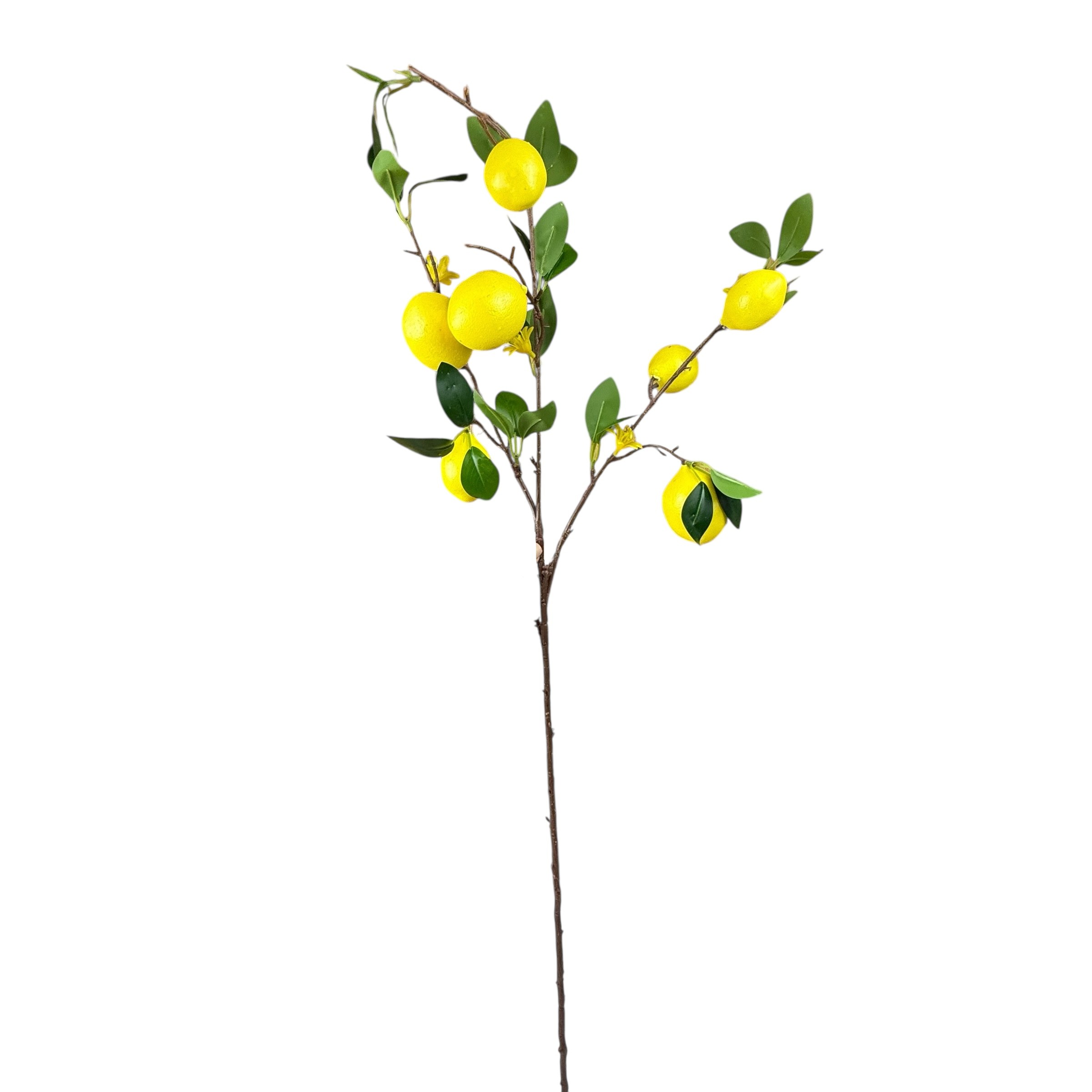 Artificial lemon branch, 7 fruits, 90 cm photo 3