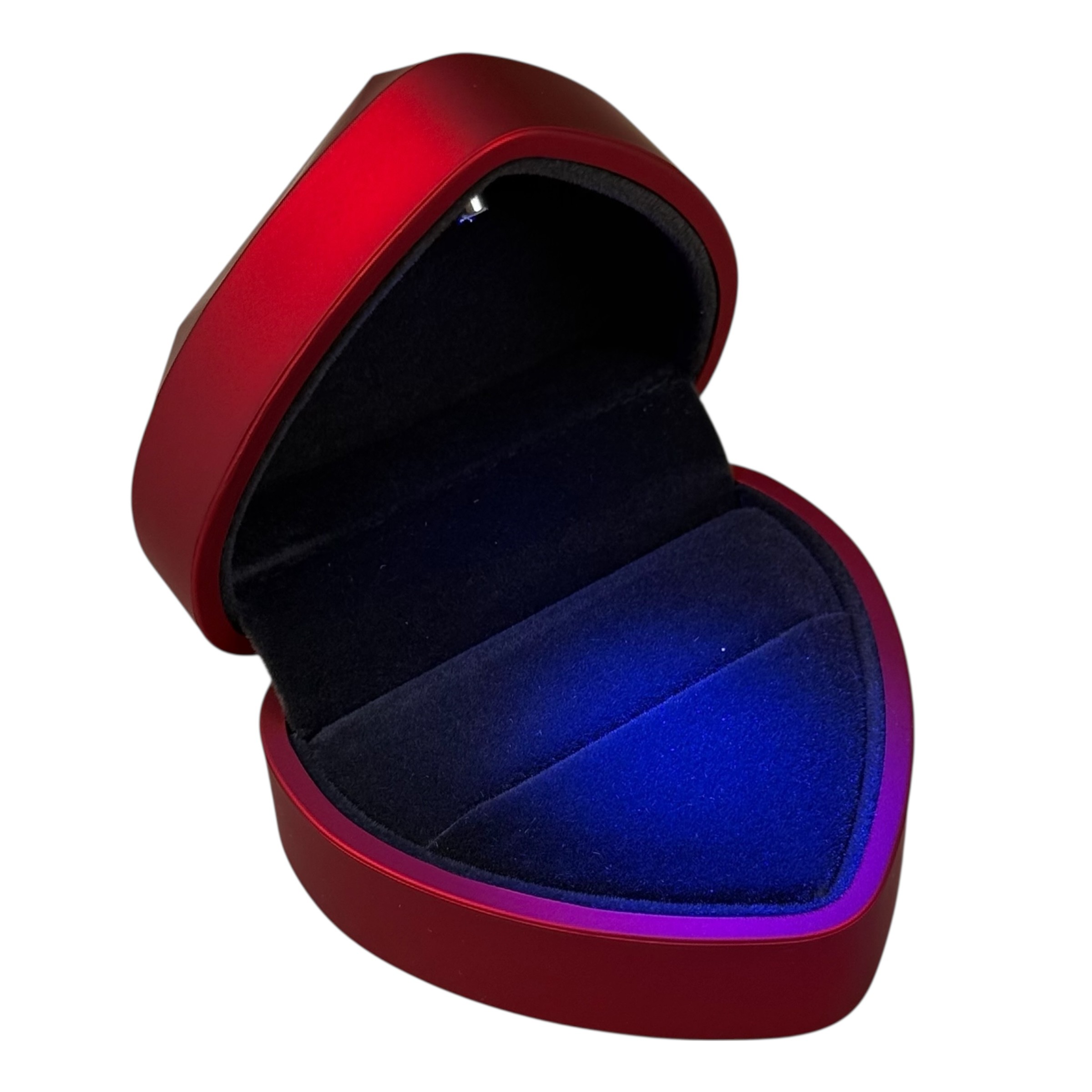 Bright red jewelry box photo 2