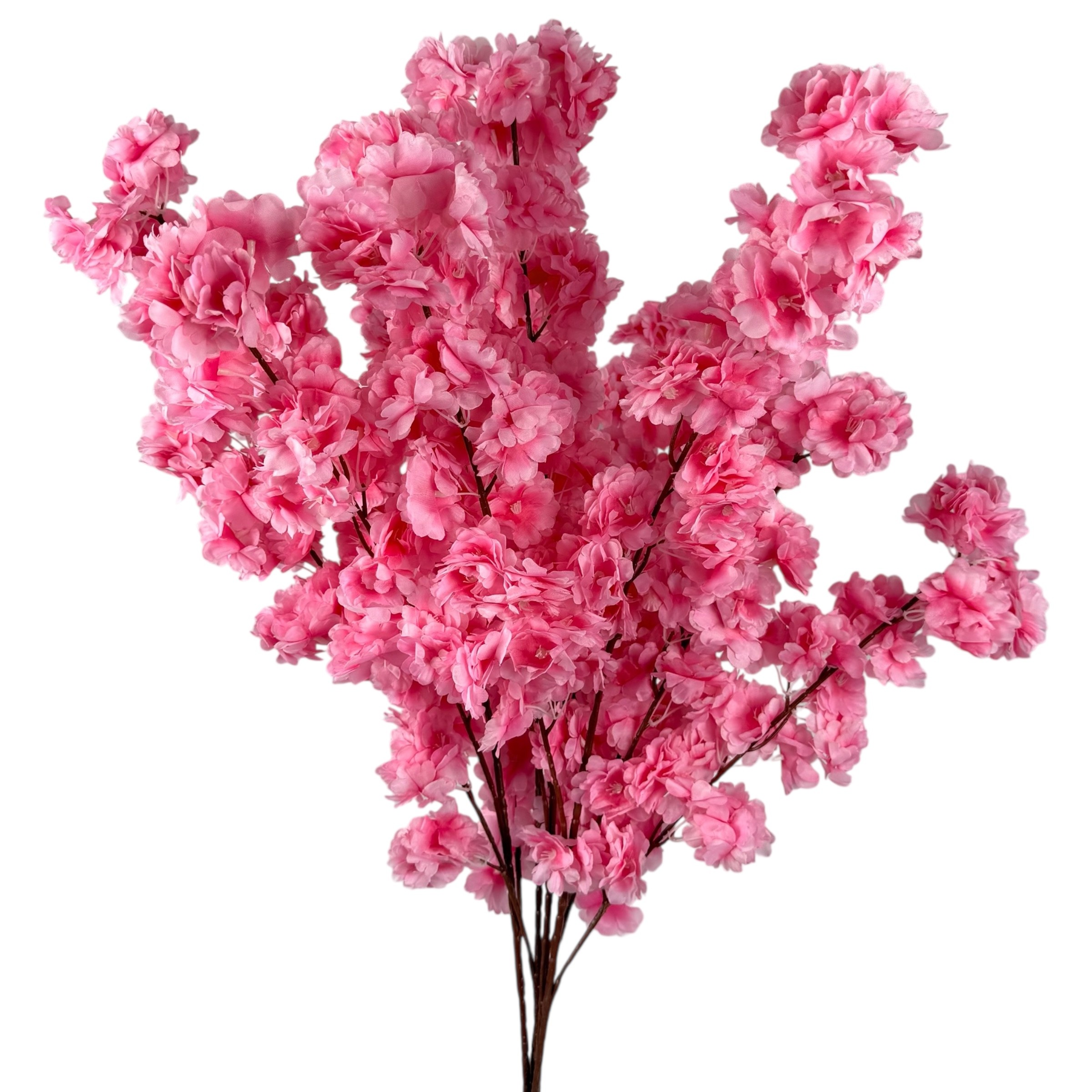 Artificial sakura branch, 90 cm, pink photo 2