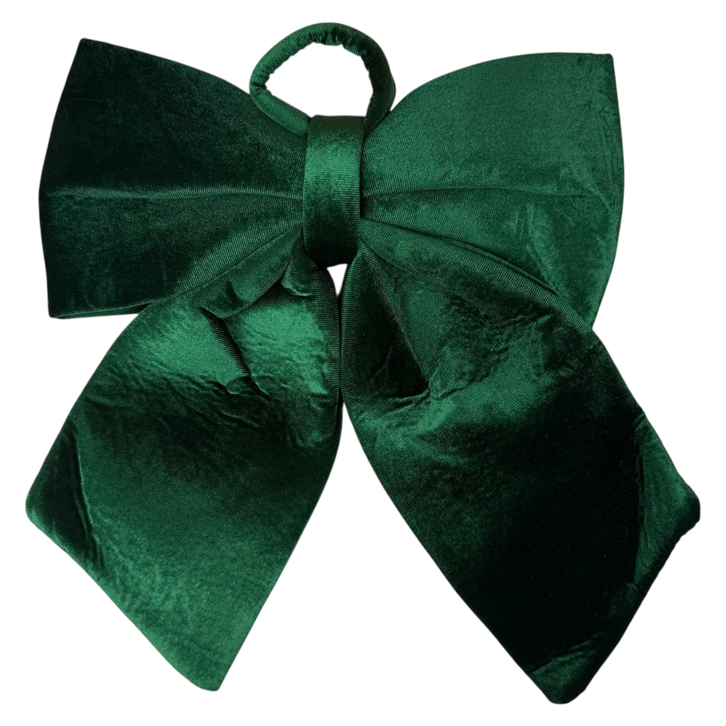 Bársony karácsonyi bársony masni, 30×40 cm, zöld