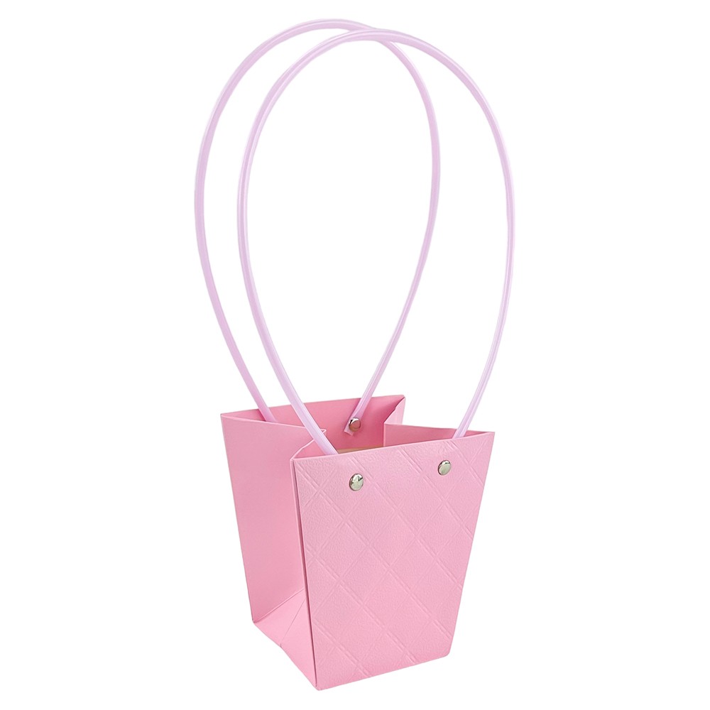 Set de 10 pungi trapezoidal mov, model diamant