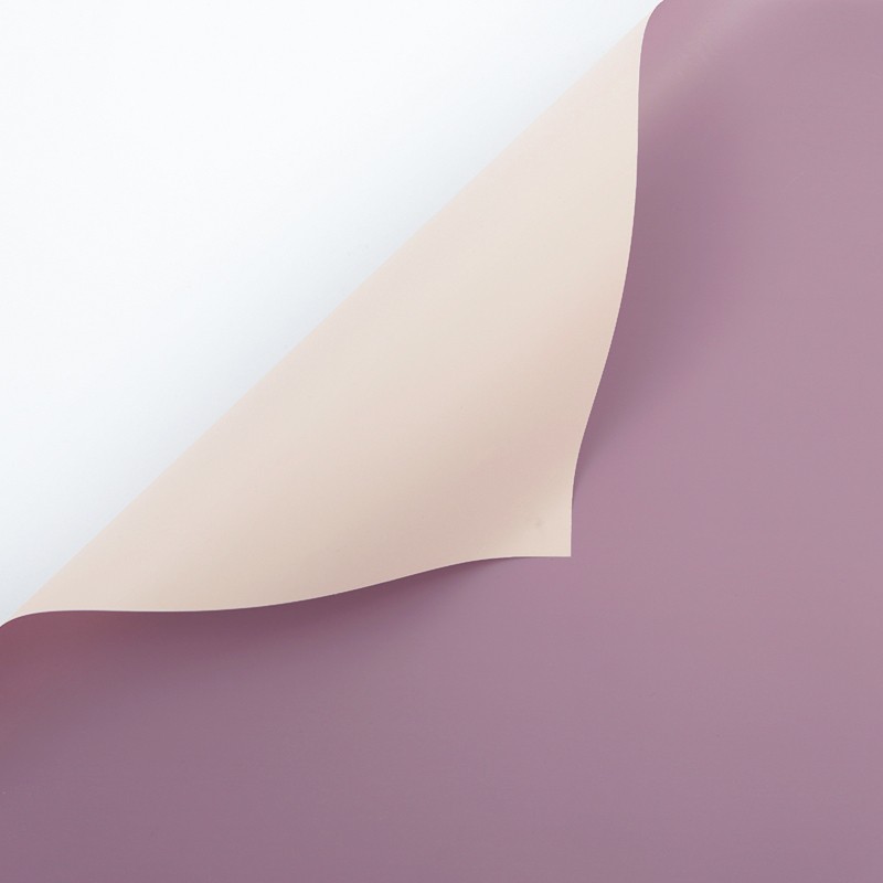 Bicolor cellophane, lilac-cream #034