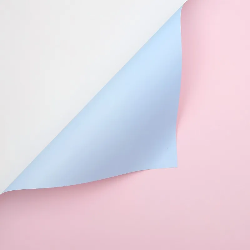 Celofan bicolor, roz și albastru #135