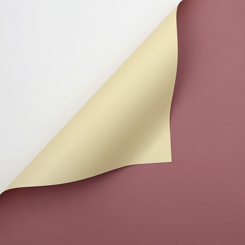 Celofan bicolor, crem-pudrat #243