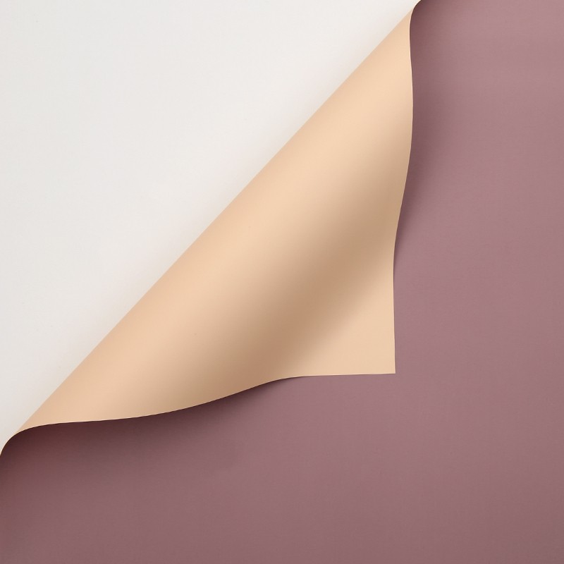 Celofan bicolor, bej-liliac #163