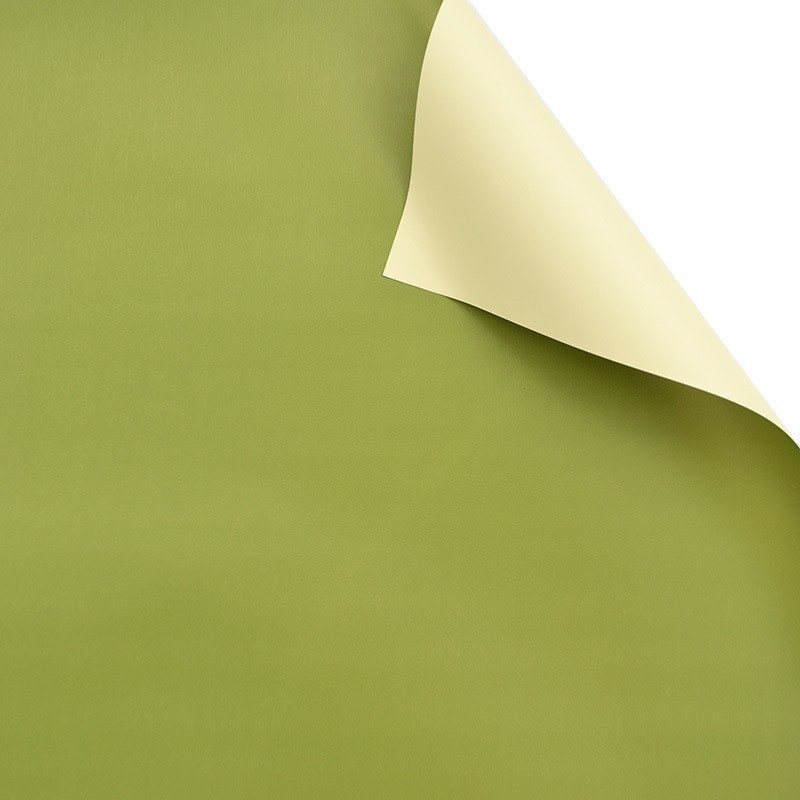 Bicolor cellophane, reinforced green + yellow #15