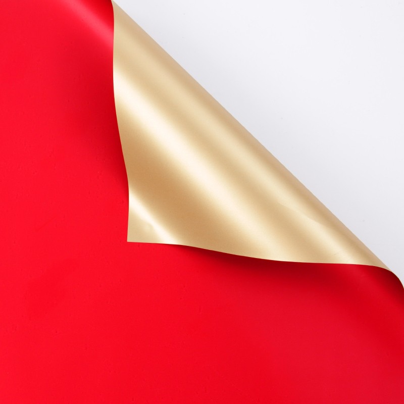 Two-colored "Gold" cellophane, red #012