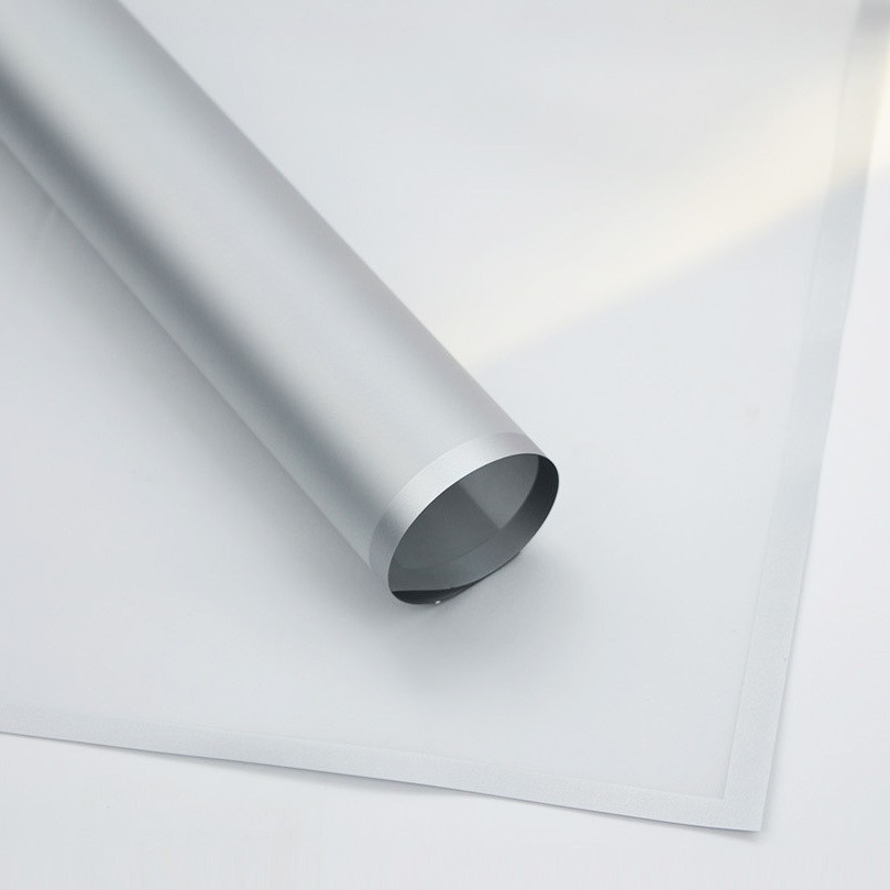 Cellophane with border "Lines" silver #124