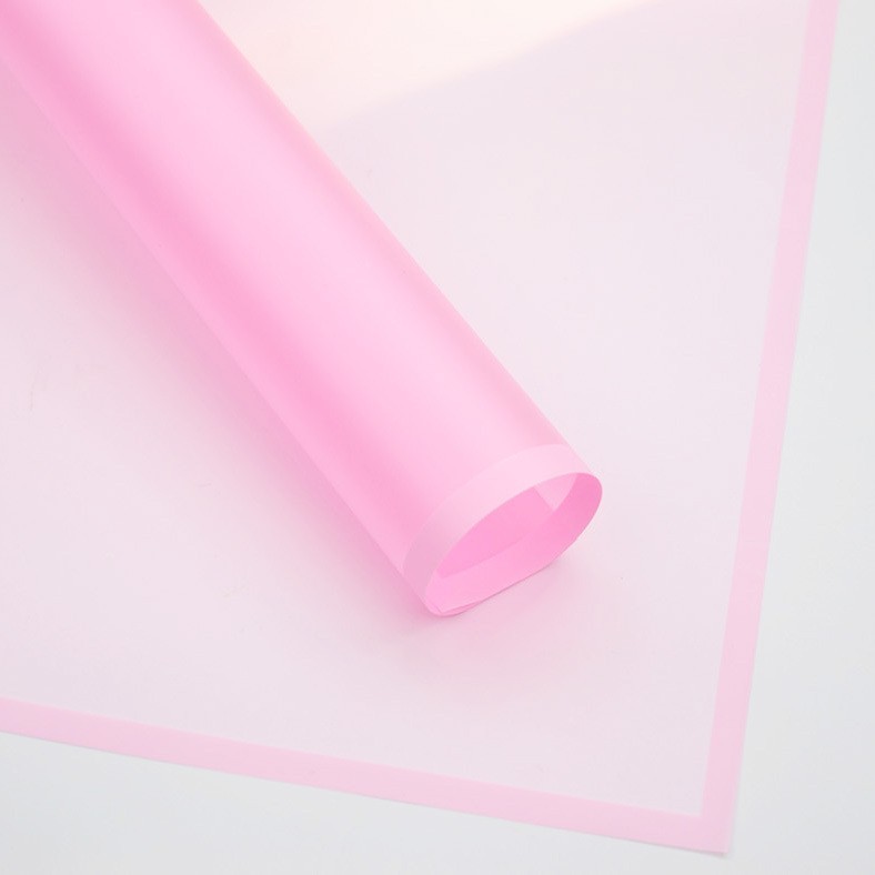 Cellophane with border "Lines" pink #165