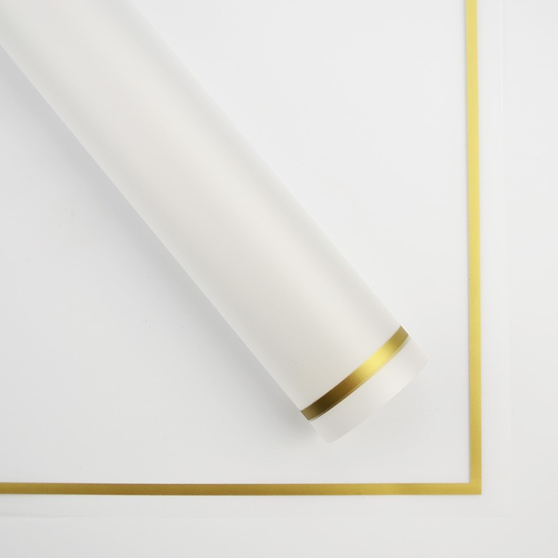 Áttetsző celofán arany szegéllyel #06