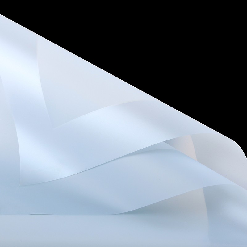 Translucent blue cellophane, with edge, 58x58 #03