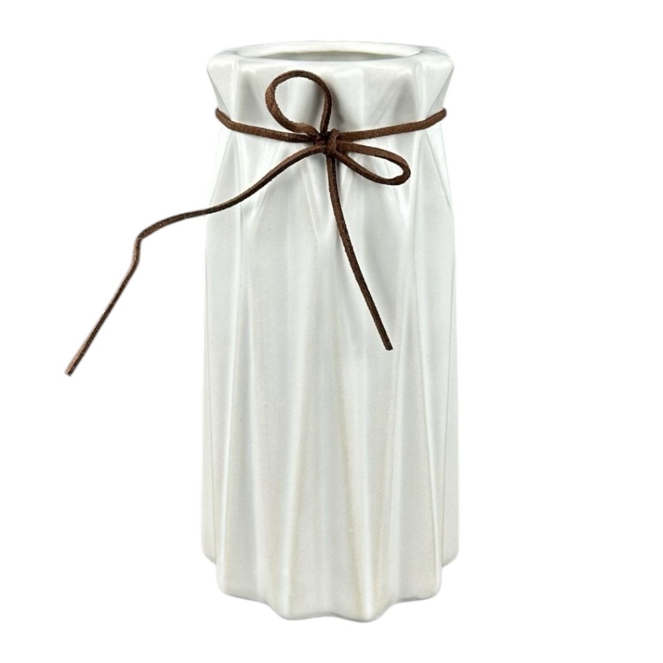 Vaza ceramica alba "Comet S"