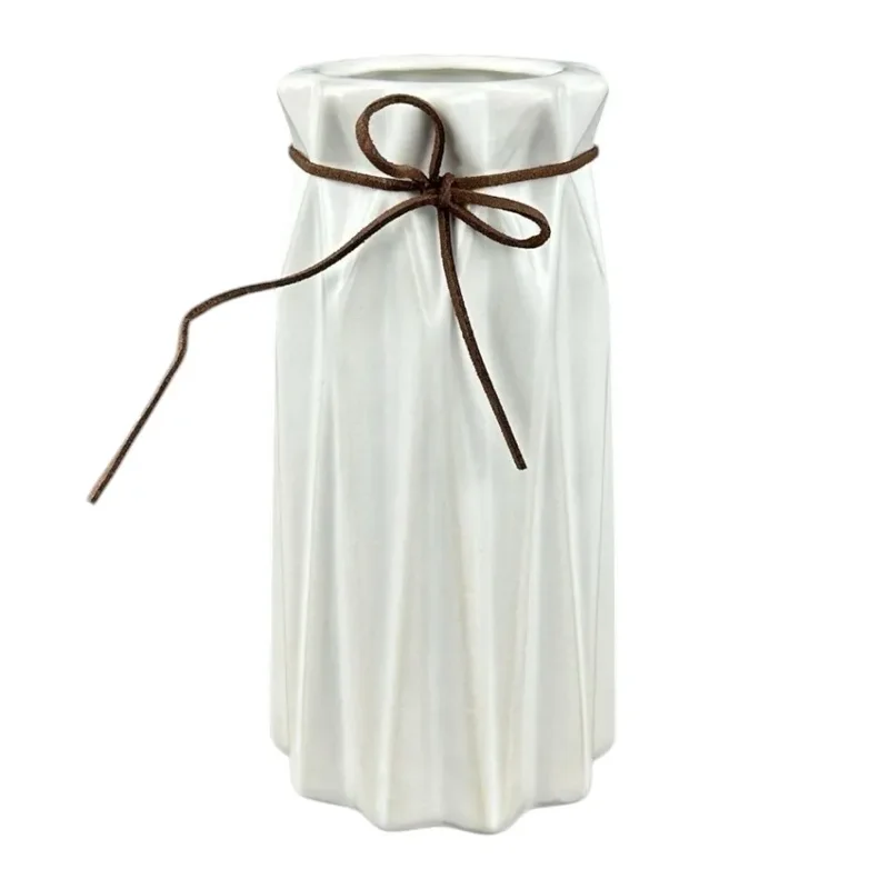 Vaza ceramica alba "Comet S"