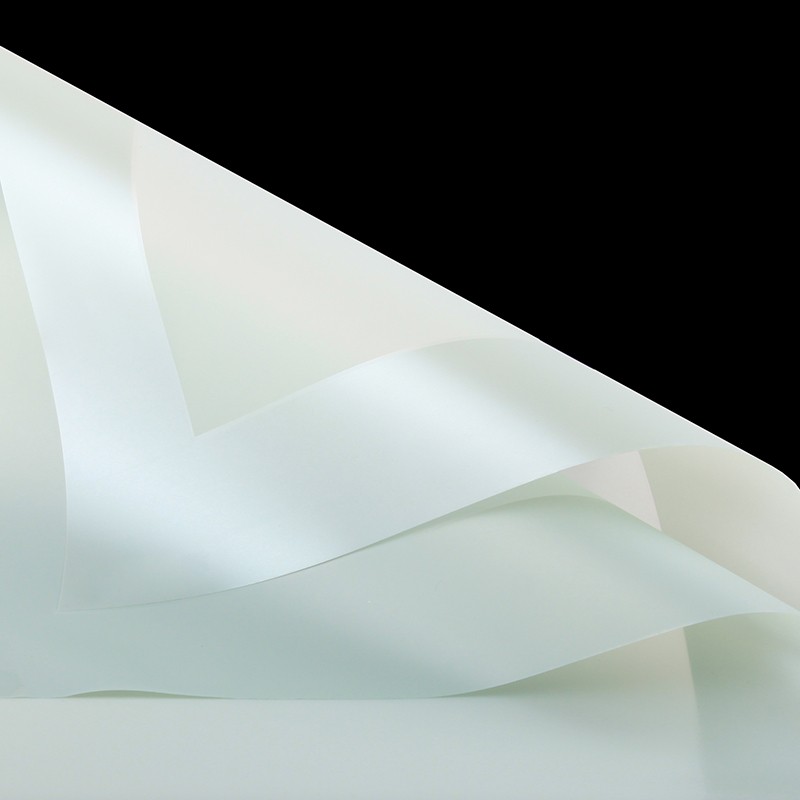 Pastel green translucent cellophane, with border, 58x58 #04