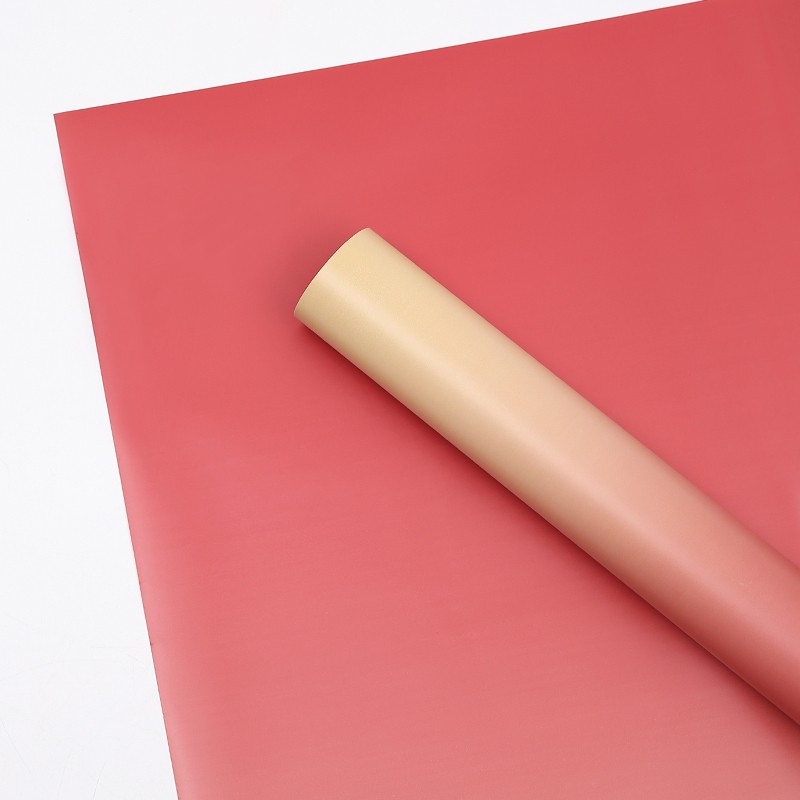 Celofan gradient rosu-bej 58x50cm #011