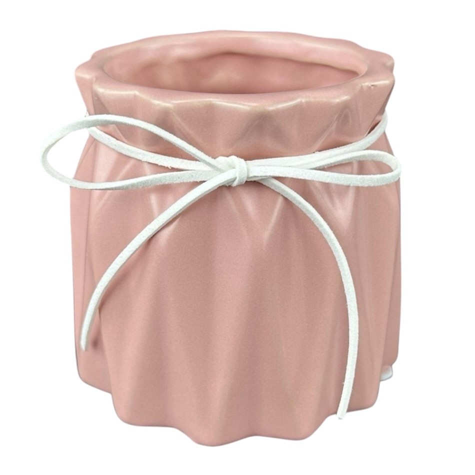 Vaza din ceramica roz "Tiny S"