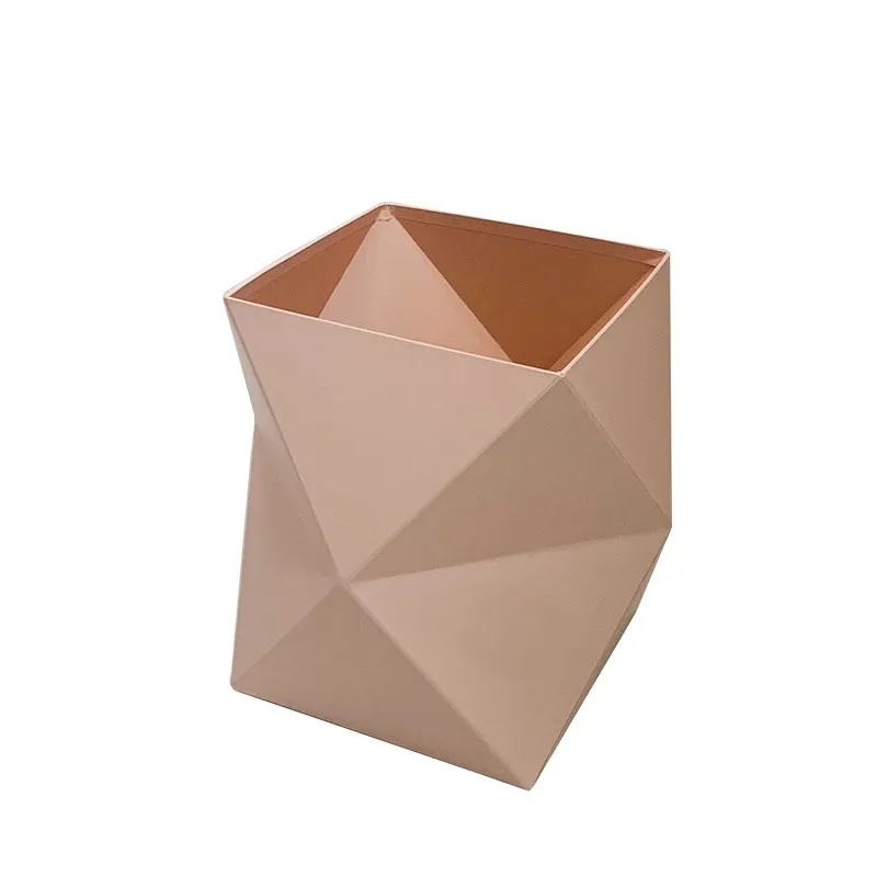 Cutie cu flori geometrice Bej "Shapes" 26,5x26,5x24