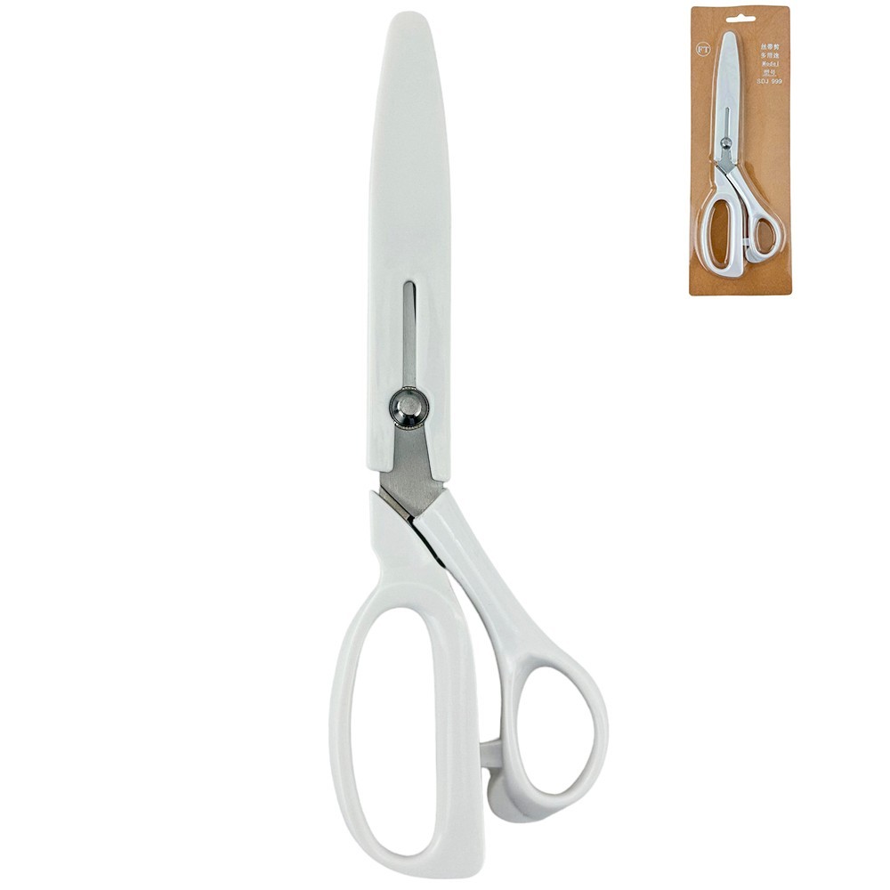 Бели ножици за цветя, желязо + пластмаса, 23/7