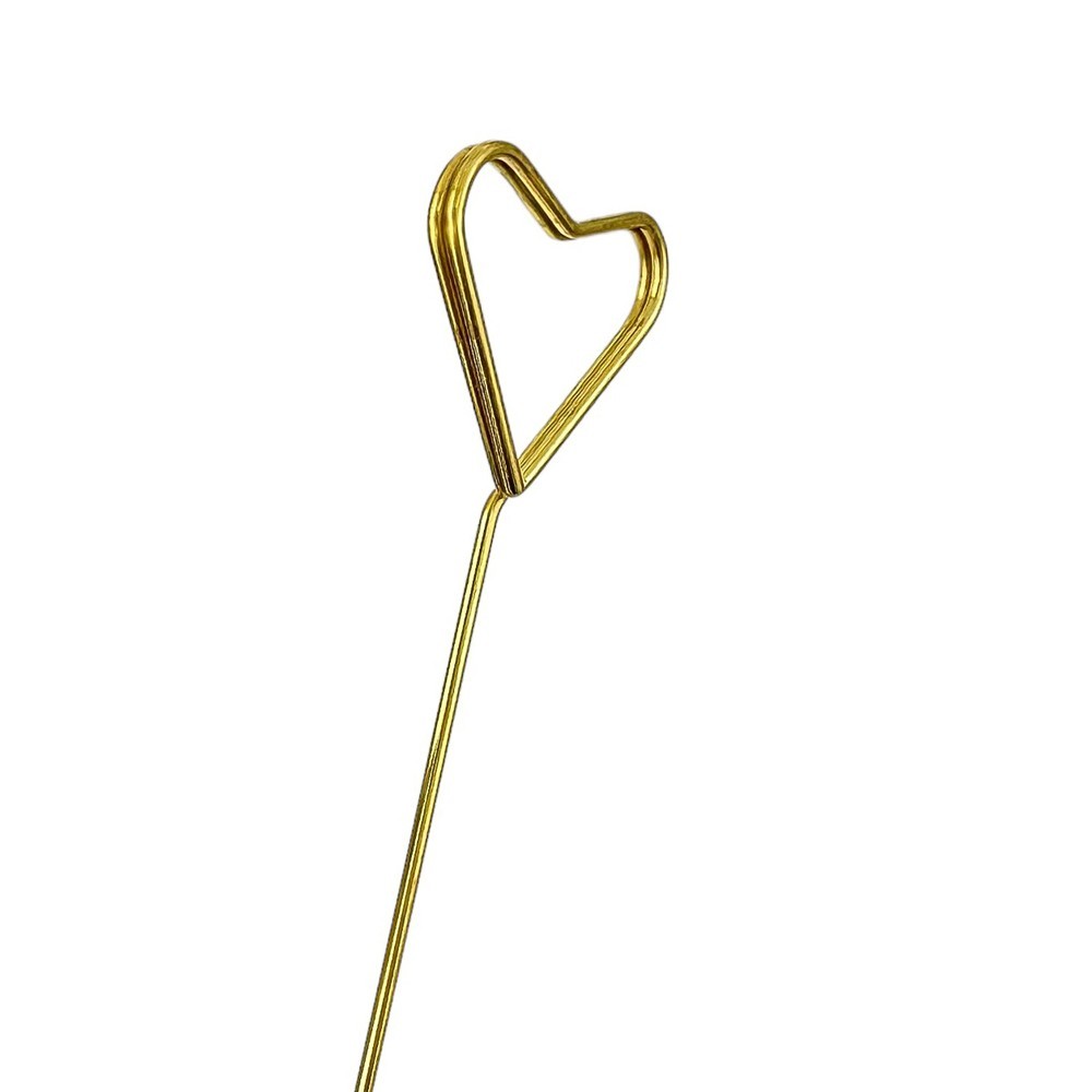 Heart-shaped flower topper 3x34